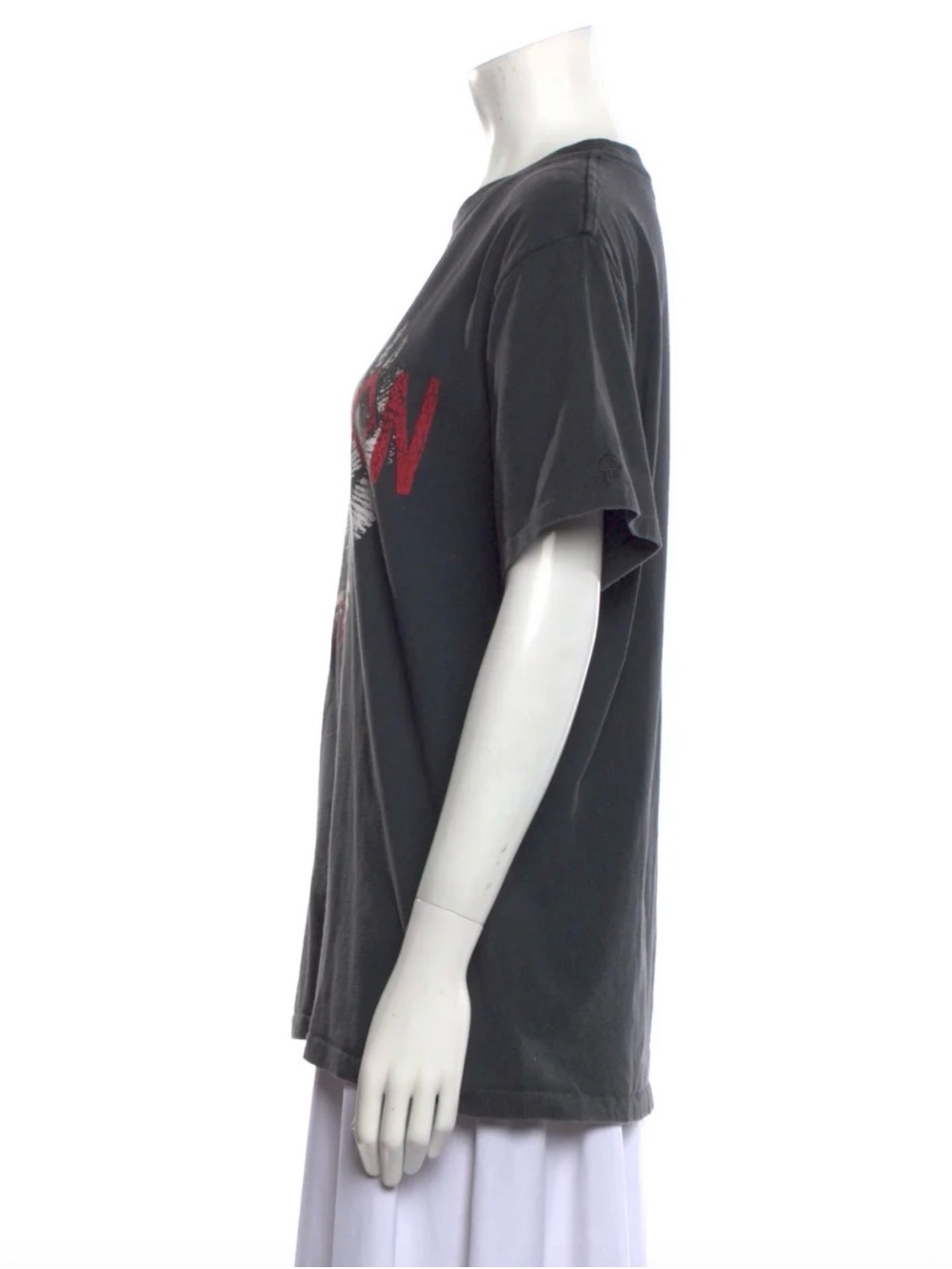 Anine Bing “Revolution” Graphic Tee – Washed Grey – Size S - Picture 2 of 3